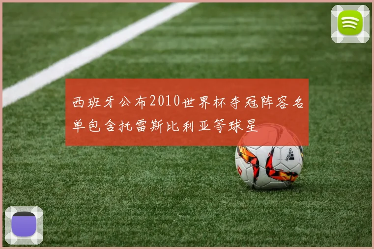 西班牙公布2010世界杯夺冠阵容名单包含托雷斯比利亚等球星